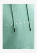 Jack & Jones JJESTAR JJ SWEAT HOOD NOOS - Hoodie - mineral blue