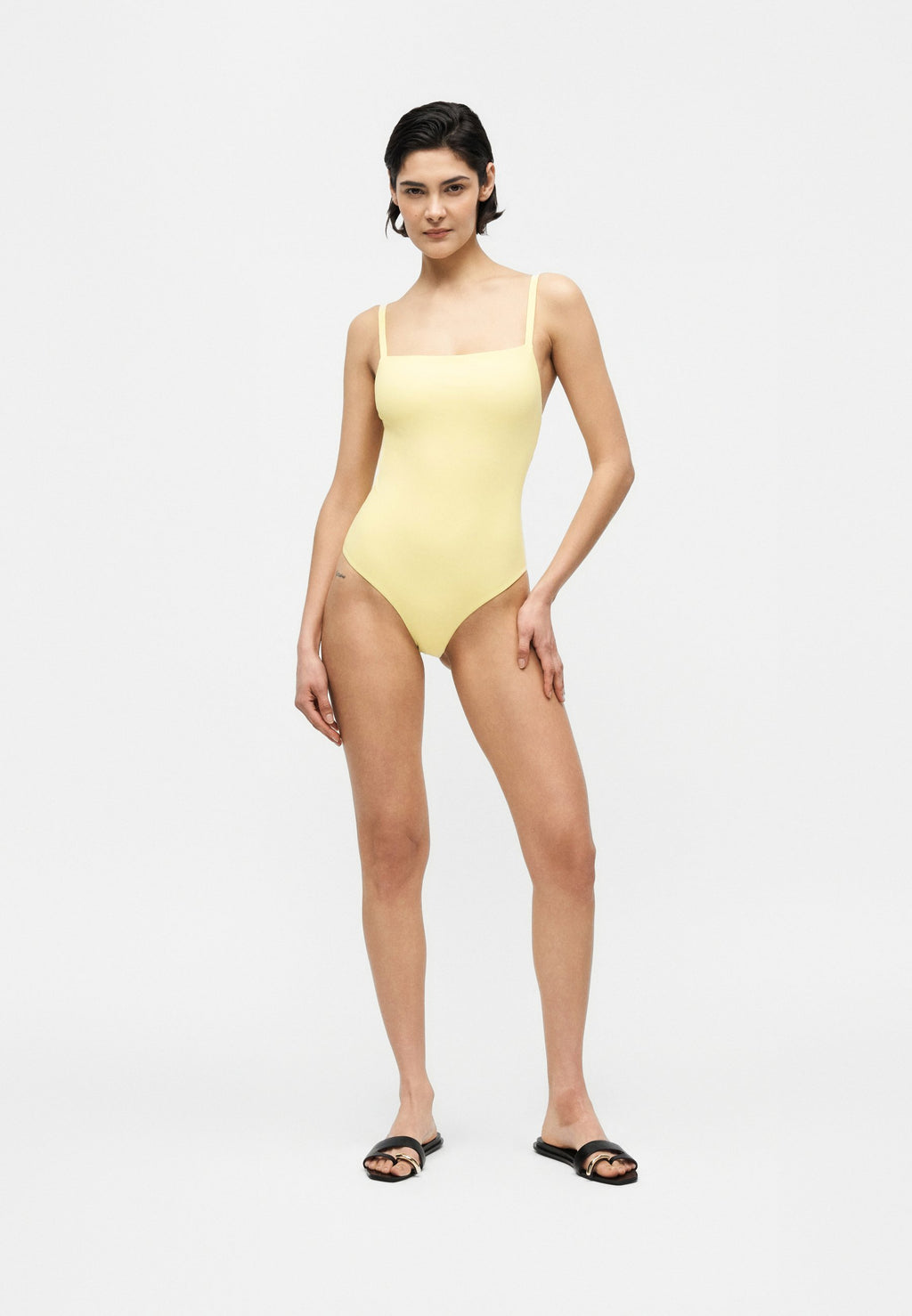 KIKI DE MONTPARNASSE ECHAUFFE STRAIGHT NECK ONE PIECE