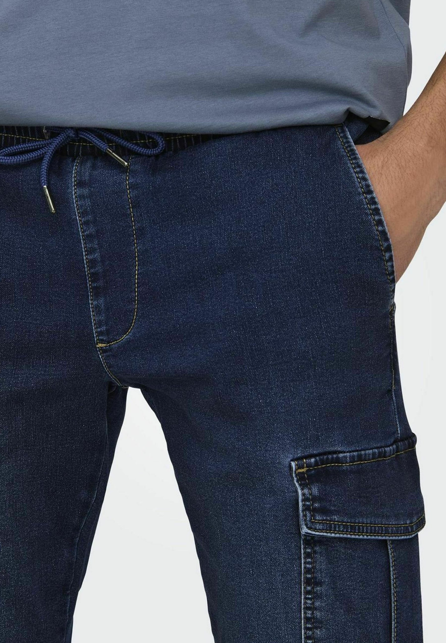 Slim fit ONSWEFT Mid rise Media 7