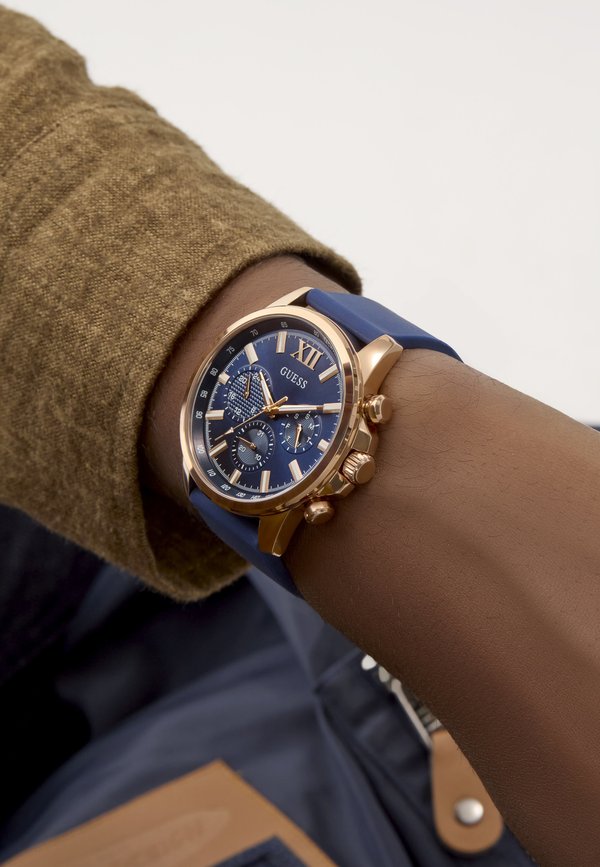 Guess WALKER - Chronograph watch - blue