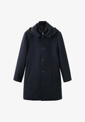 Mango Classic coat - marineblauw
