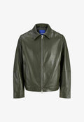 Jack & Jones Leather Leather - Leather jacket - mountain view
