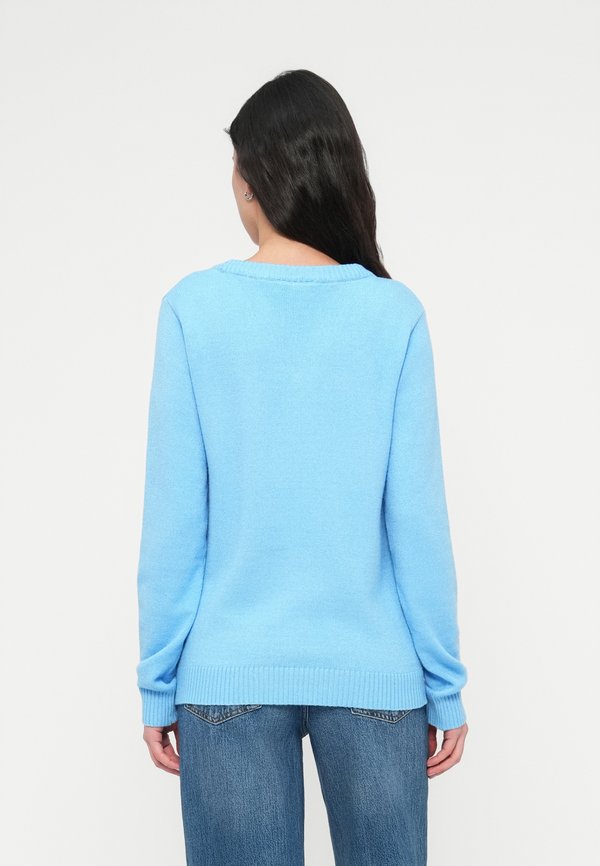 VILA VIRIL O-NECK L/S KNIT TOP - NOOS