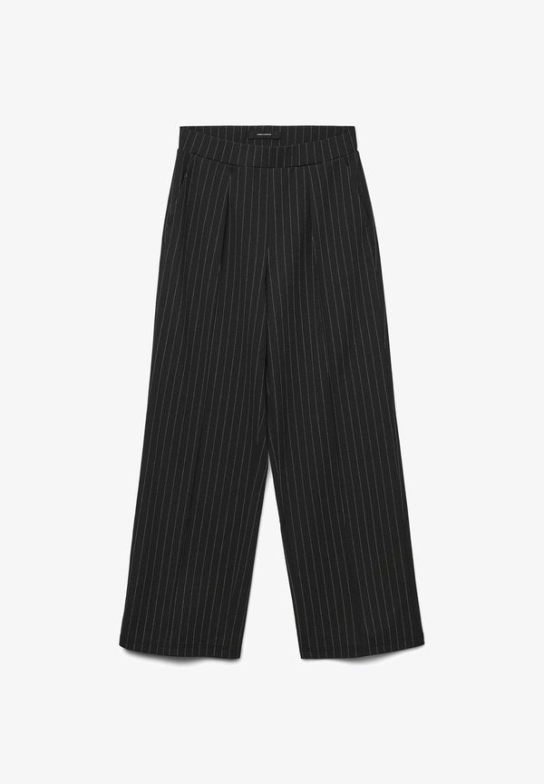 Vero Moda VMHENNA High waist - Trousers - obsidian
