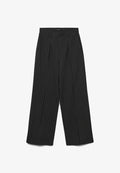 Vero Moda VMHENNA High waist - Trousers - obsidian