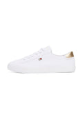 METALLIC HEEL CANVAS TRAINERS Media 1