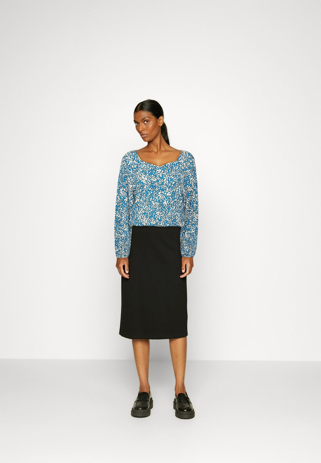 TOM TAILOR DENIM PINTED BLOUSE