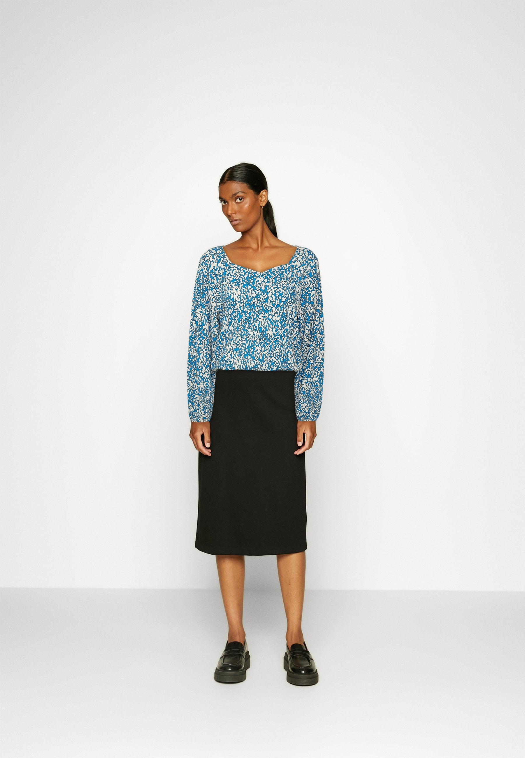 TOM TAILOR DENIM PINTED BLOUSE