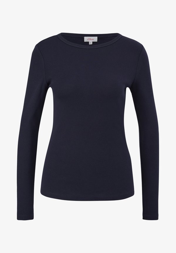 s.Oliver LONGSLEEVE - Long sleeved top - navy
