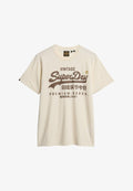 Superdry & Co Print T-shirt - riff white