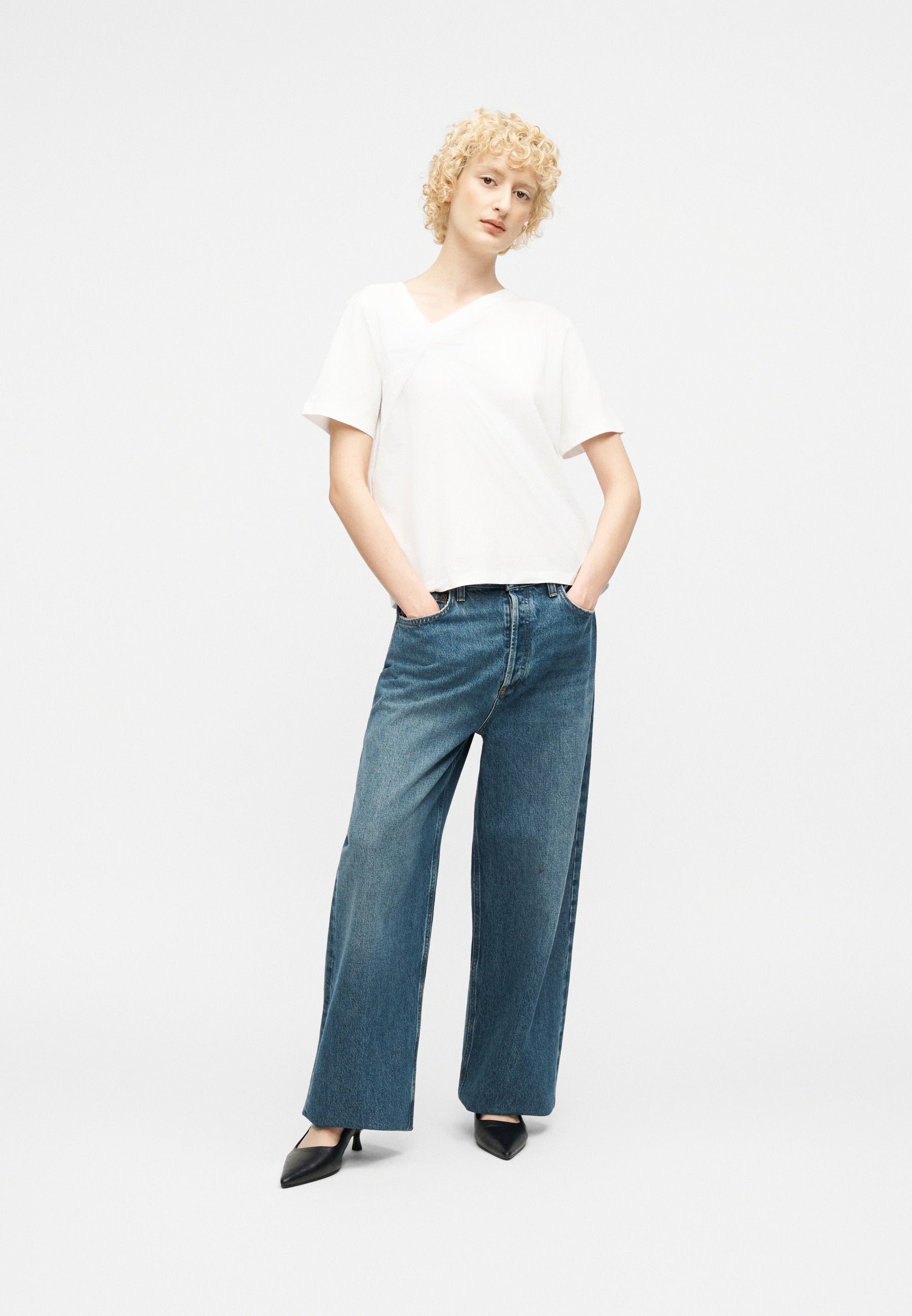 Selected SLFMILA TWISTED TEE