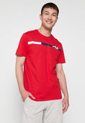 Fila SIDNEY TEE WITH BLOCK STRIPES