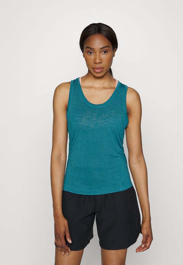 Athleta BREEZY RUCHED CROPPED TANK