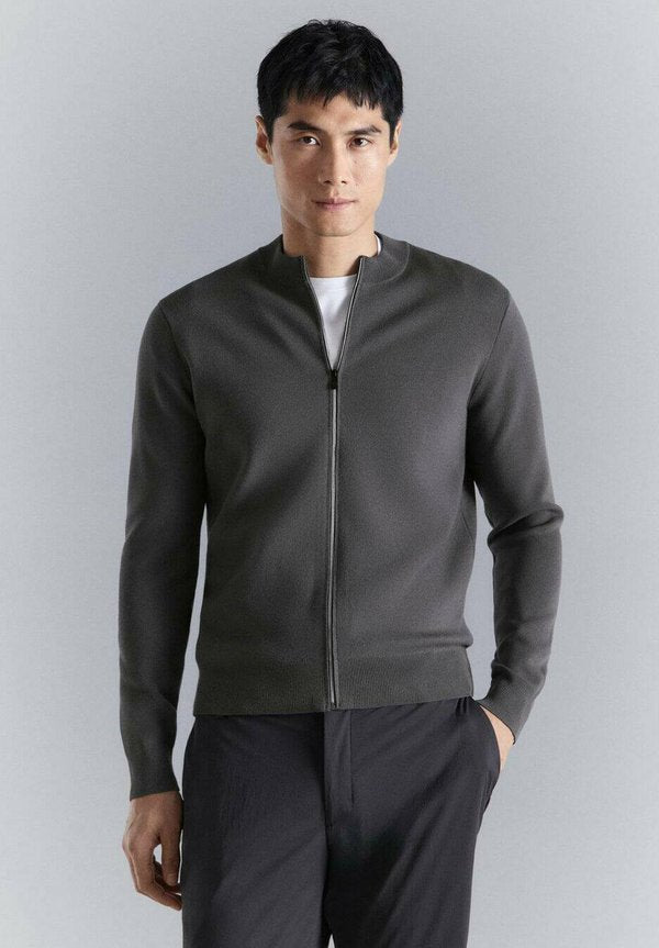 Mango Cardigan - dark grey