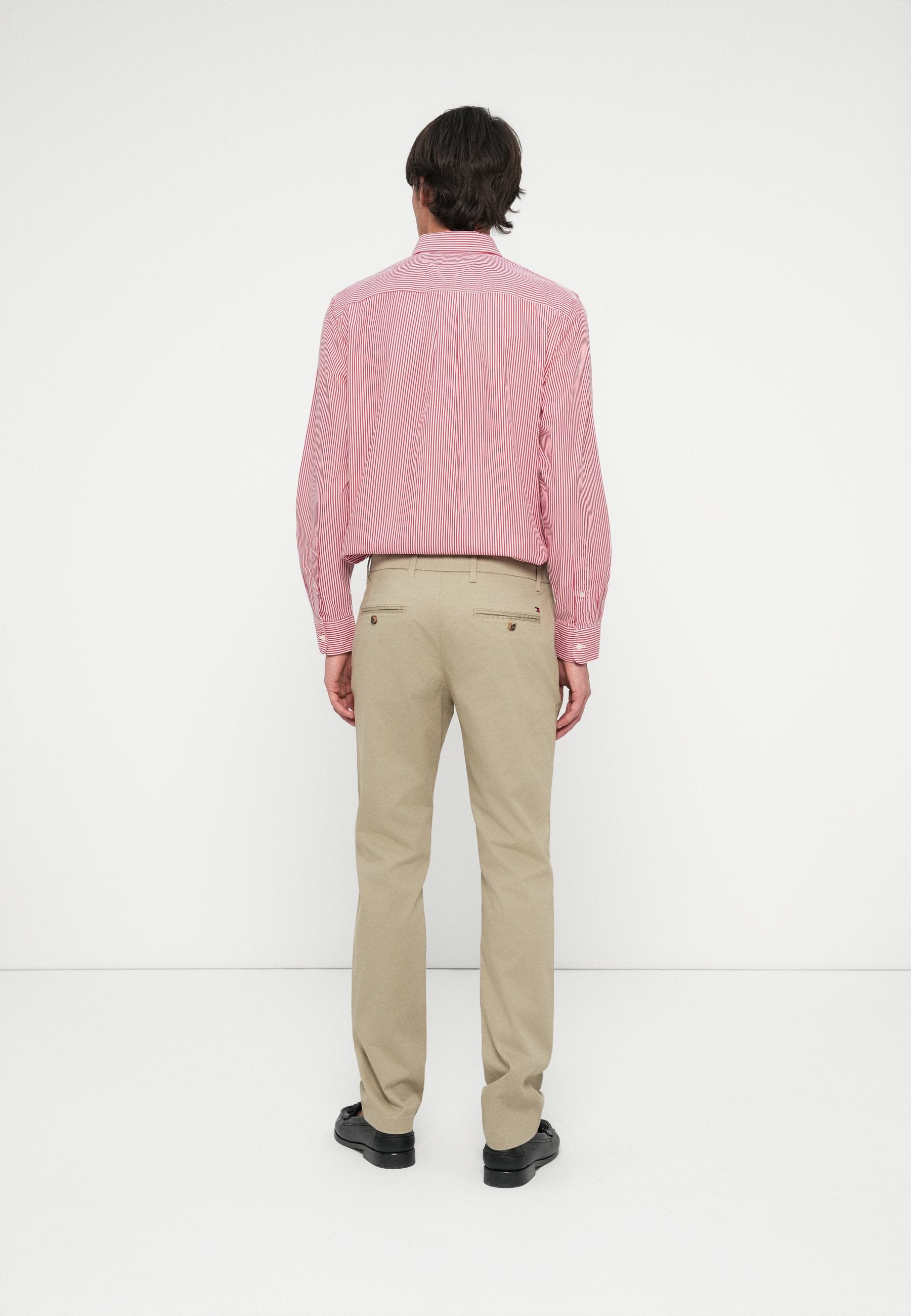 DENTON TEXTURED PRINT STRAIGHT LEG TROUSERS Media 4
