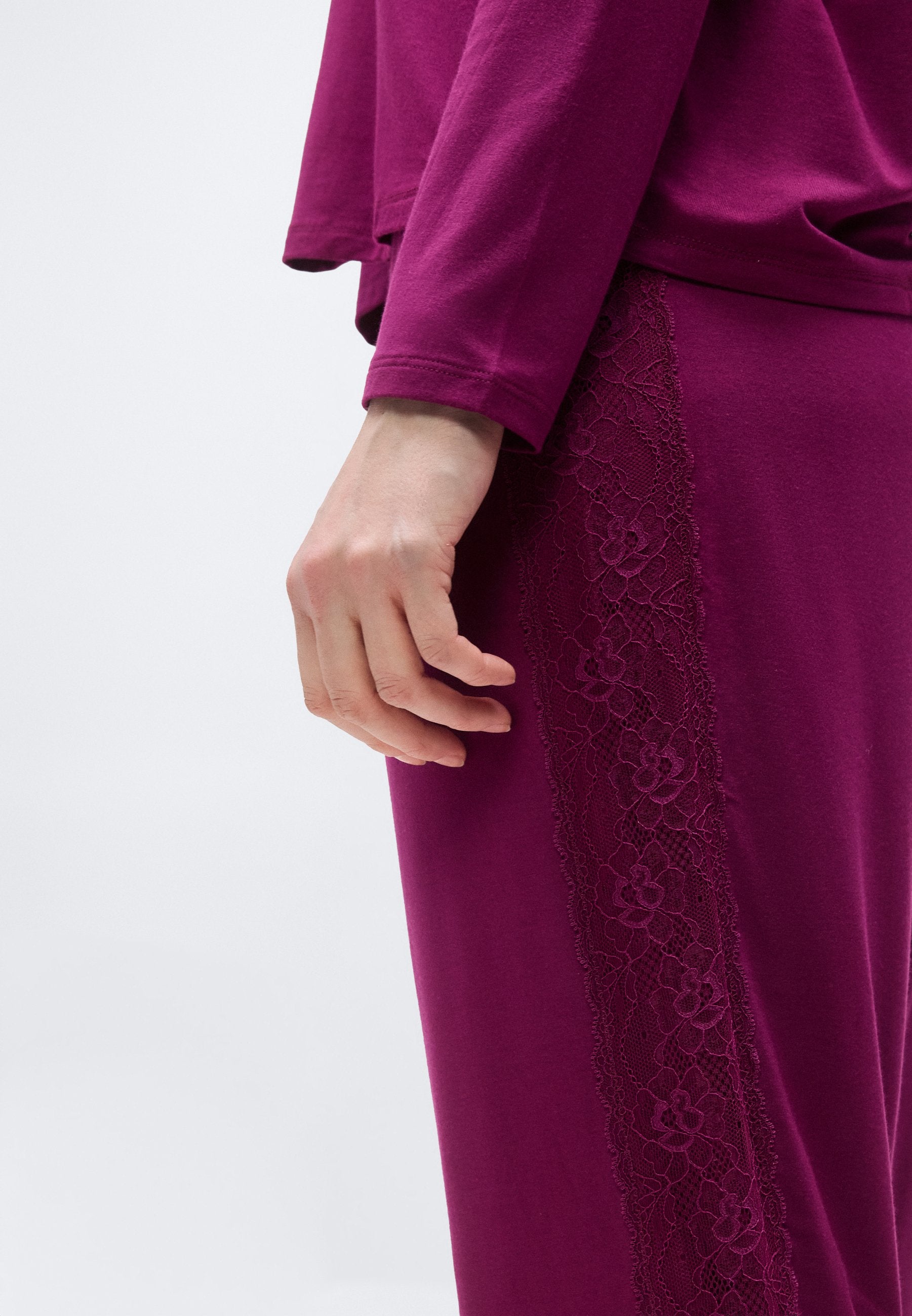Anna Field MODAL & LACE NIGHTWEAR SET WITH LACE DETAIL