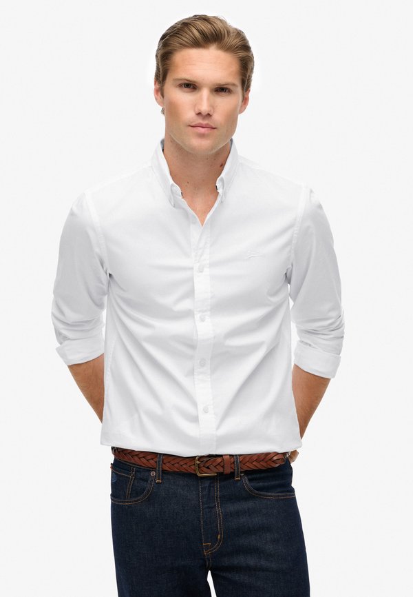 Superdry & Co ESSENTIALS TAILORED LITE  - Shirt - optic