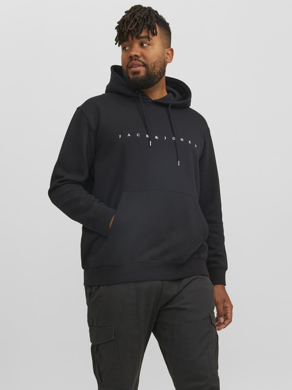 Jack & Jones Plus Size Logo - Hoodie - black