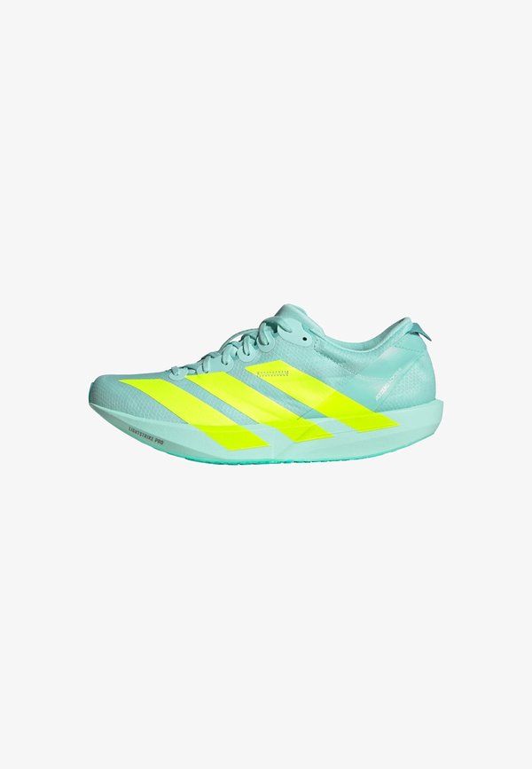 adidas Performance ADIZERO ADIOS 9 - Road running shoes - semi flash aqua   lucid lemon   mint ton