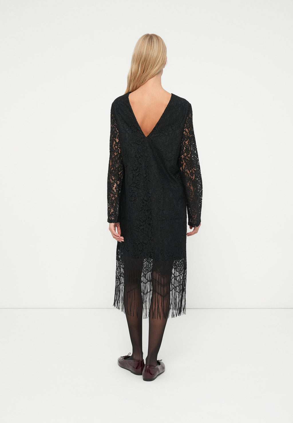 Selected SLFMIBELLE REGULAR SHORT LACE DRESS