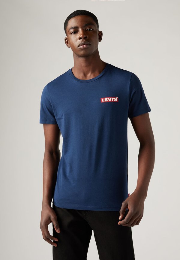 Levi's® 2 PACK - Basic T-shirt - babytab white/dress blues