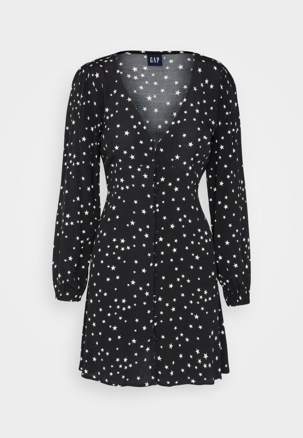 GAP BUTTON FRONT MINI DRESS
