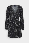 GAP BUTTON FRONT MINI DRESS