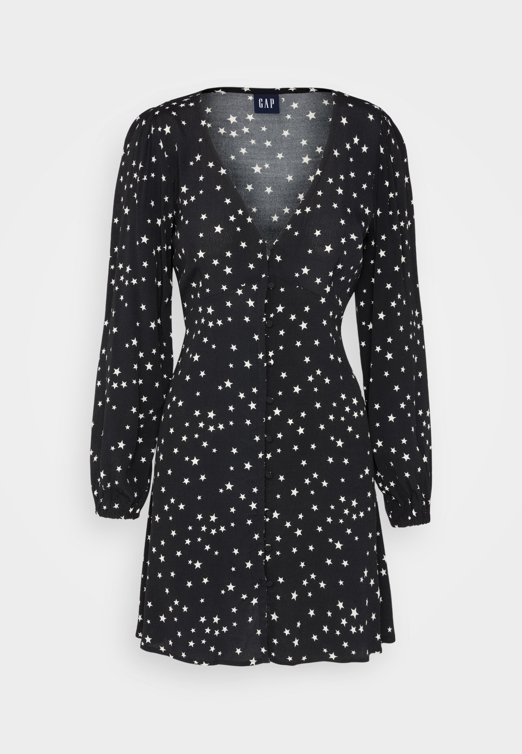GAP BUTTON FRONT MINI DRESS