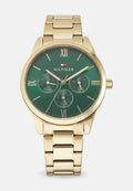 Tommy Hilfiger CAMILLE - Watch - gold-coloured/green