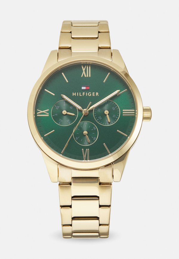 Tommy Hilfiger CAMILLE - Watch - gold-coloured/green