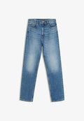 Bershka STRAIGHT-LEG - JEANS - Straight leg jeans - dark blue