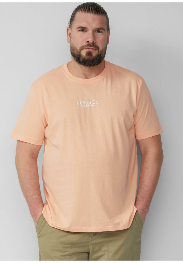 s.Oliver Basic T-shirt - papaya