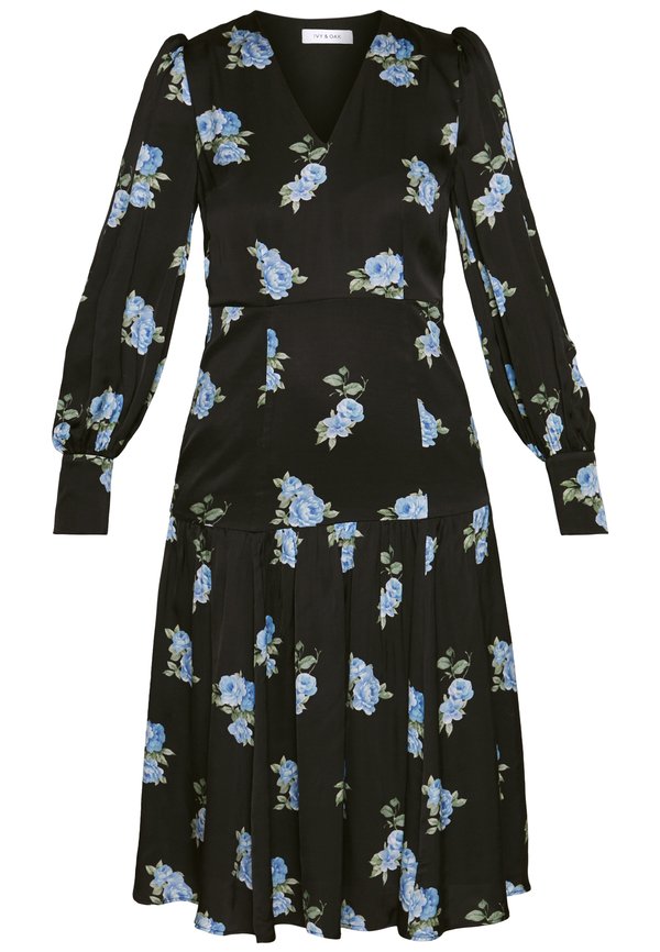 IVY OAK PUFFY DRESS MIDI