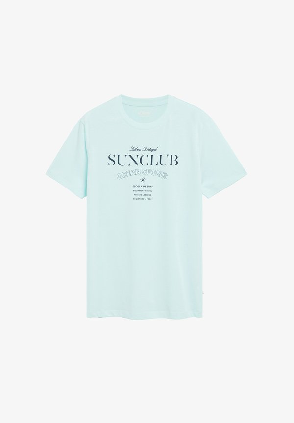 s.Oliver T-SHIRT - Print T-shirt - türkis