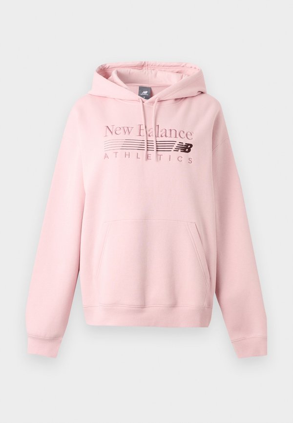 New Balance TRACKSIDE HOODIE - Hoodie - pink chalk
