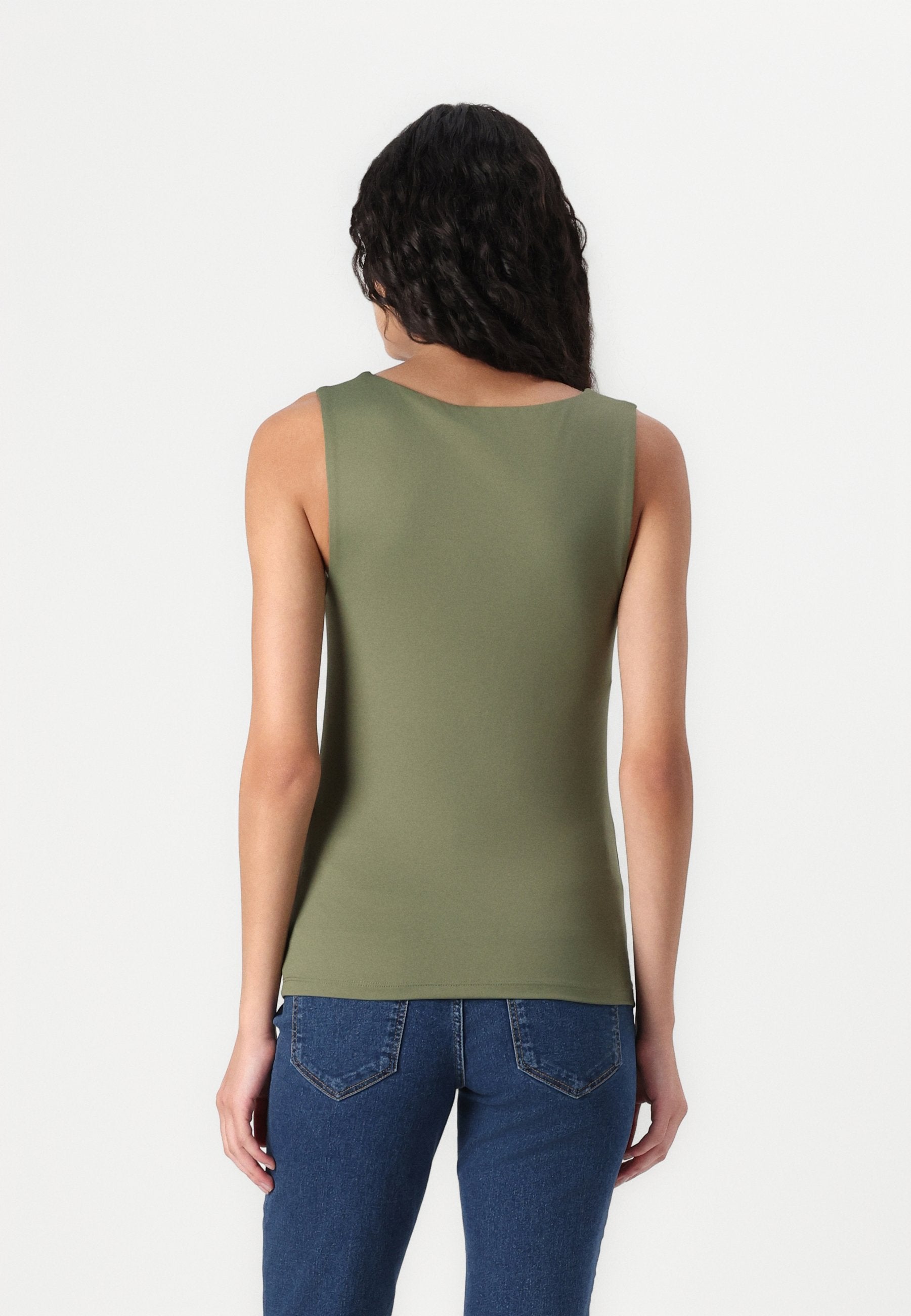 VILA VIKENZA U-NECK S/L TANK TOP REV - NOOS
