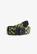 Tommy Hilfiger DENTON BRAIDED ELASTIC BELT - Braided belt - lime zing