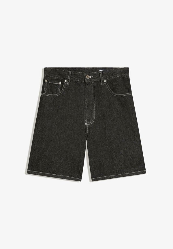 Bershka Denim shorts - black