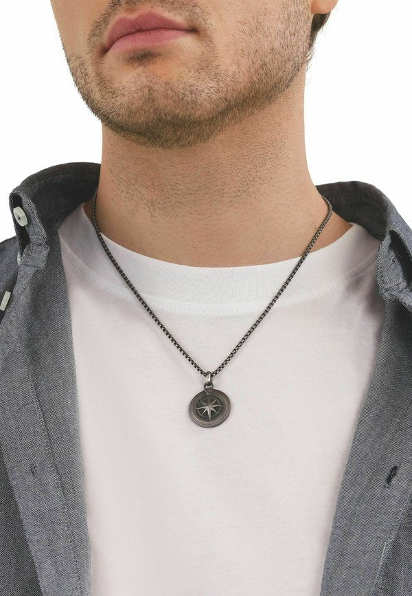 TOM TAILOR KOMPASS - Necklace - grau