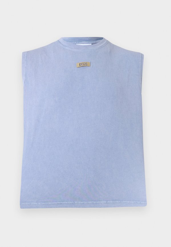 GCDS LABEL STONE WASHED TANK