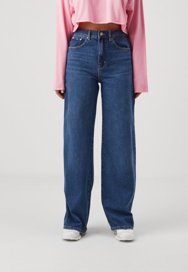 ONLY ONLHOPE LIFE WIDE - Wide Leg - medium blue denim