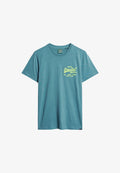 Superdry & Co VINTAGE LOGO - Print T-shirt - hydro blue