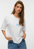 Vero Moda T-SHIRT VMTAMMIE T-SHIRT - Print T-shirt - snow white