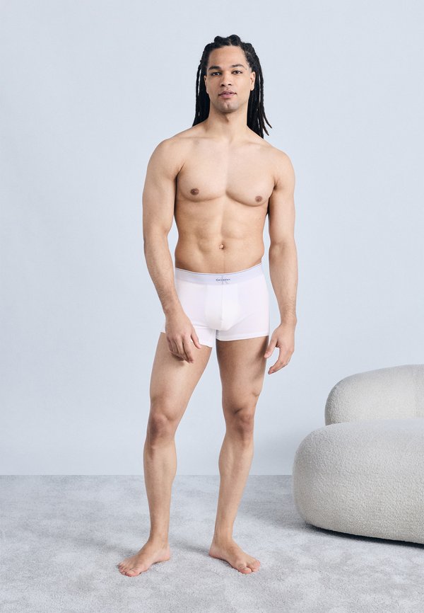 Calvin Klein Underwear GRAPHIC MONOGRAM 3 PACK - Trunks - black/misty grey/white