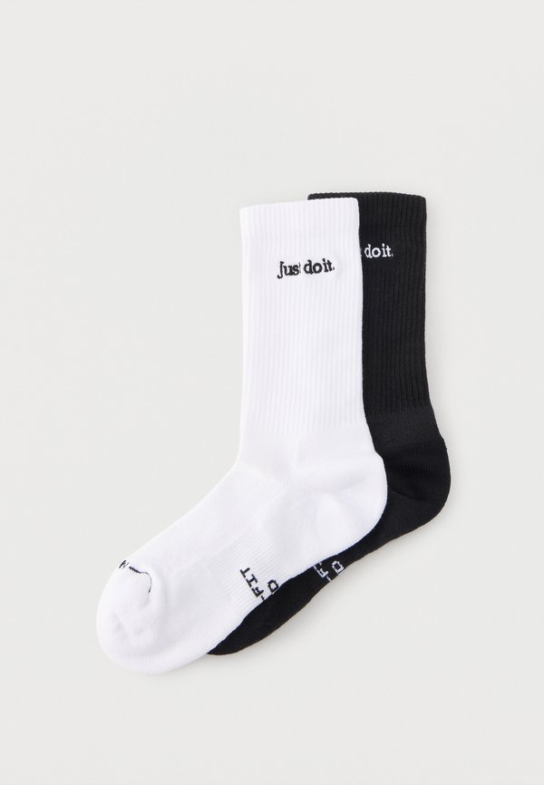 Nike Performance UNISEX 2 PACK - Sports socks - white/black