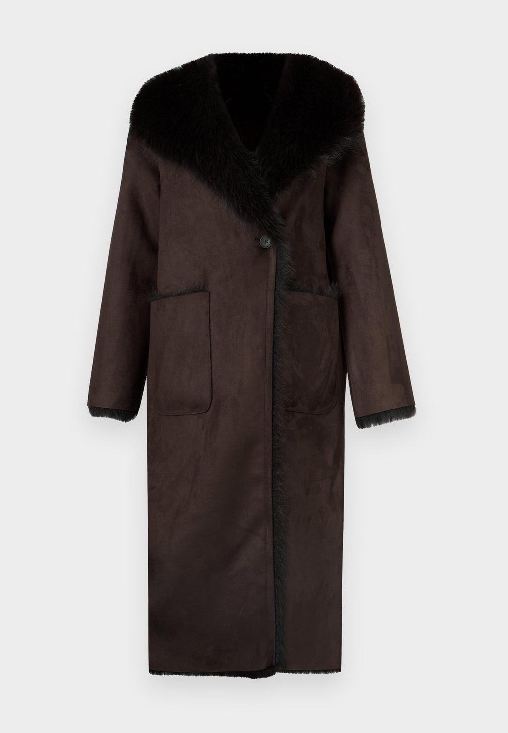 Abercrombie & Fitch REVERSIBLE LONG COAT