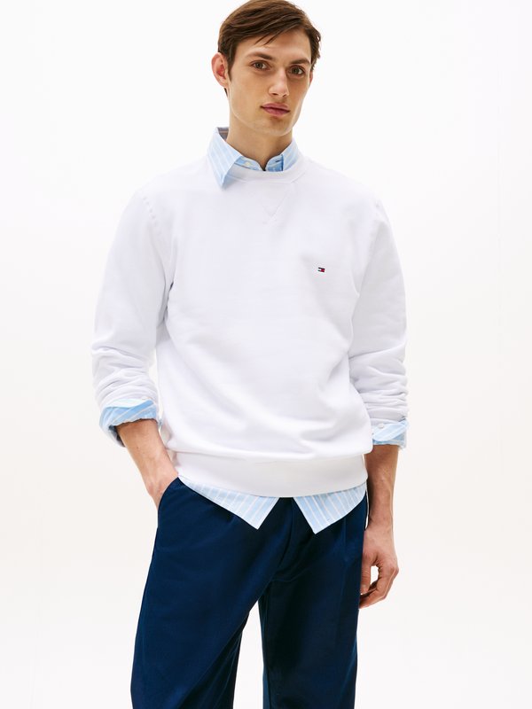 Tommy Hilfiger ESSENTIAL CREWNECK - Sweatshirt - white
