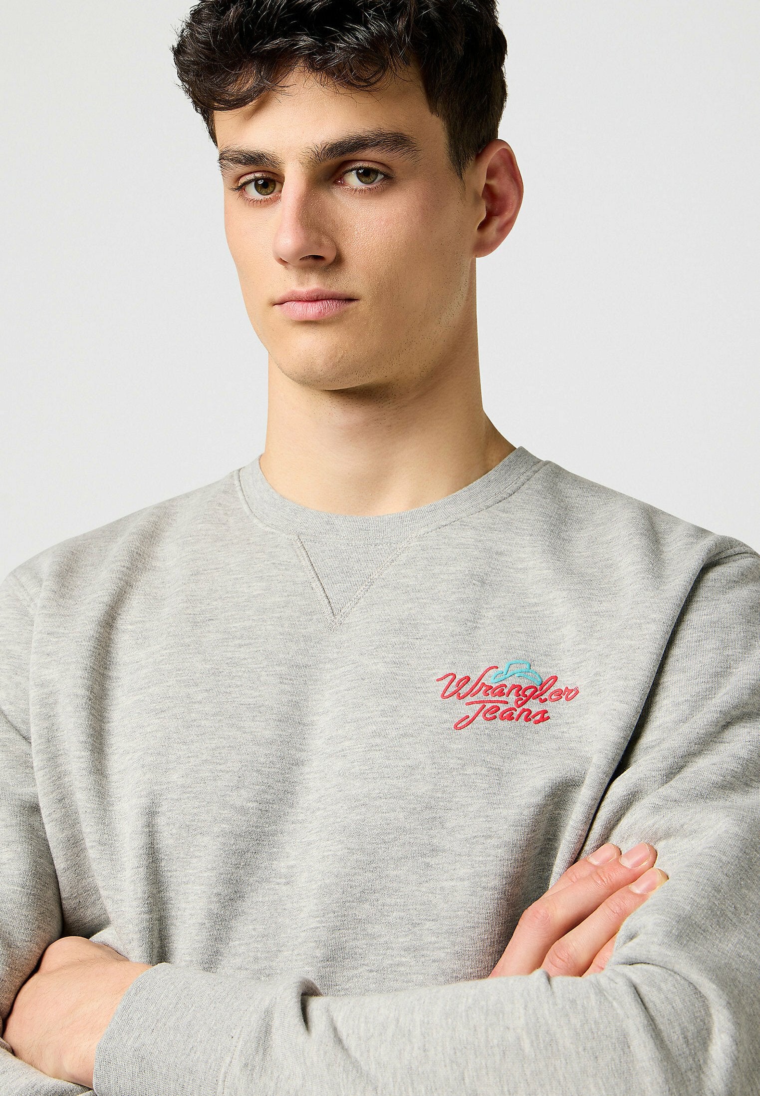 Wrangler LONG SLEEVE SMALL GRAPHIC CREW