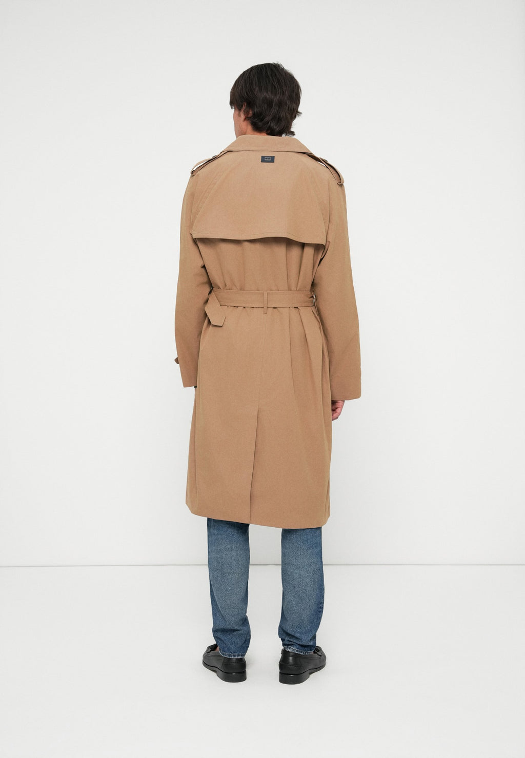 SMART CASUAL CRINKLE RELAXED TRENCH COAT Media 4