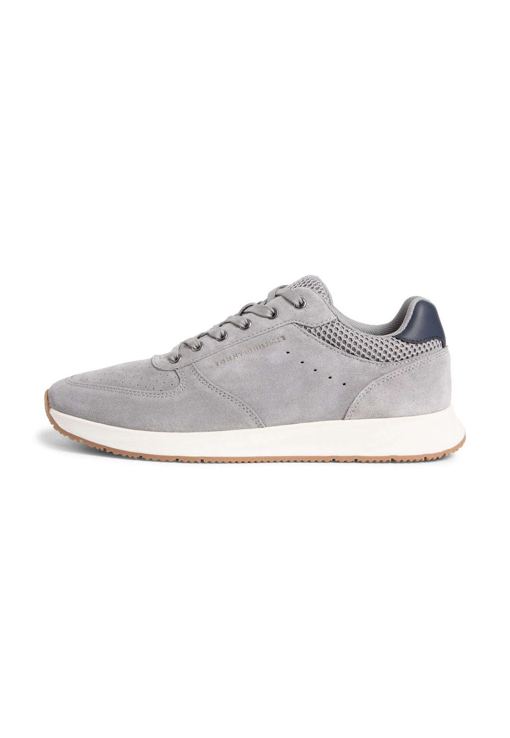 Tommy Hilfiger SUEDE MIXED TEXTURE FINE CLEAT TRAINERS